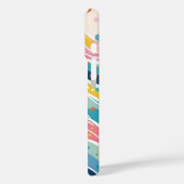Groovy Retro 70s Wavy Abstract Case-Mate iPhone Case (Achterkant / Links)