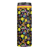 Groovy, retro 90, zwart thermosbeker (Achterkant)