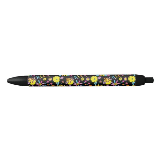 Groovy, retro 90, zwart zwarte inkt pen (Voorkant)