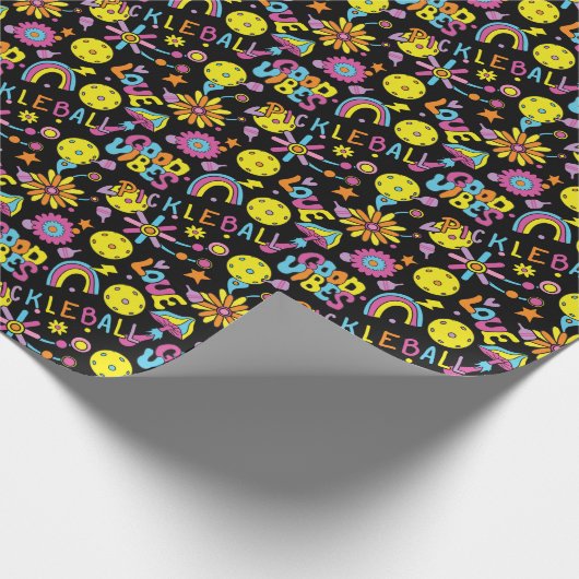 Groovy, retro 90s, cadeaupapier (Hoek)