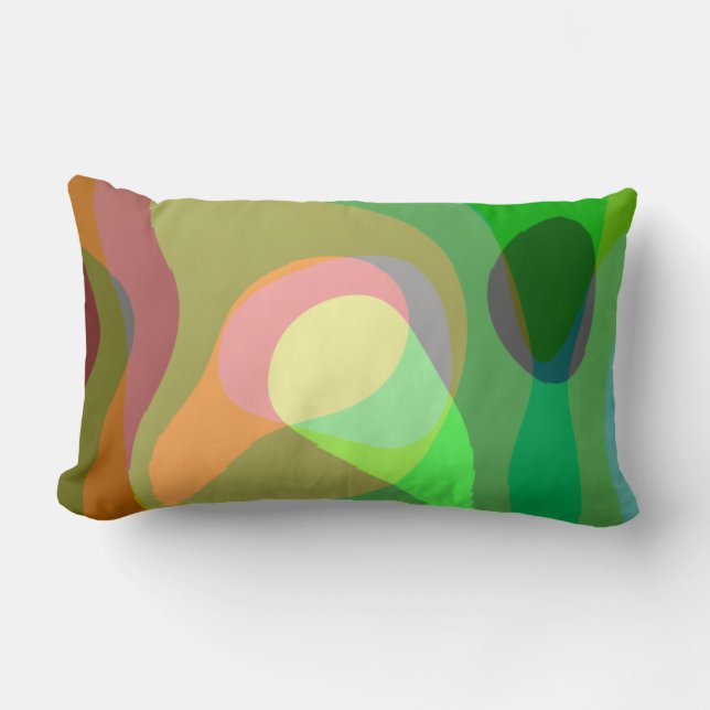 Groovy Retro Abstract art 710 Kussen (Voorkant)
