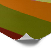 Groovy Retro Abstract art 710 Poster (Hoek)