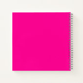 Groovy Retro Afro Chique Pop Kunst Notitieboek (Achterkant)