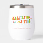 Groovy Retro Architecture is My Vibe, Architect<br><div class="desc">Geef deze 'Architecture Is My Vibe' tuimelaar aan de architect in je leven.</div>