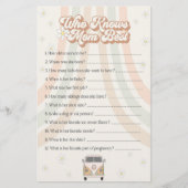 groovy retro baby shower die het beste bij mam wee (Voorkant)