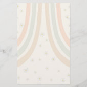 groovy retro baby shower die het beste bij mam wee (Achterkant)