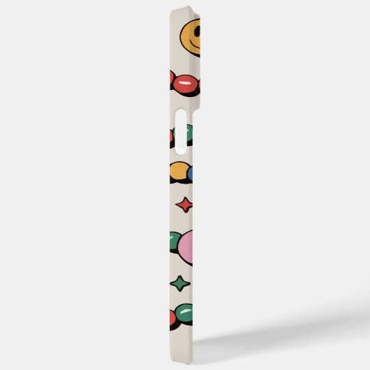 Groovy Retro Bead Armband Vibes iPhone Case (Achterkant / Rechts)