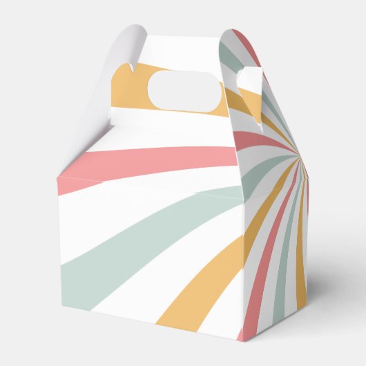 Groovy Retro Bedankt Bedankdoosjes (Achterkant)