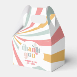Groovy Retro Bedankt Bedankdoosjes