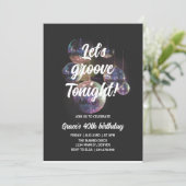 Groovy Retro Birthday Kaart (Staand voorkant)