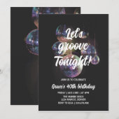 Groovy Retro Birthday Kaart (Voorkant / Achterkant)