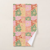 Groovy Retro Bloem Bad Handdoek (Handdoek)