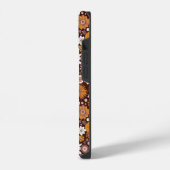Groovy Retro Bloem Tuin Patroon iPhone Hoesje (Linkerkant)