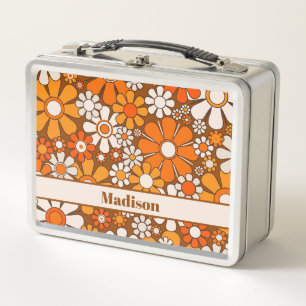Groovy Retro Bloemen Patroon 70s Gepersonaliseerd