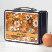 Groovy Retro Bloemen Patroon 70s Gepersonaliseerd (In situ)