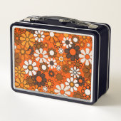 Groovy Retro Bloemmotief 70s Persoonlijk (Achterkant)