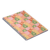Groovy Retro Bloemstuk  Notitieboek (Rechterzijde)