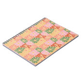 Groovy Retro Bloemstuk  Notitieboek (Linkerzijde)