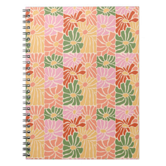 Groovy Retro Bloemstuk Notitieboek