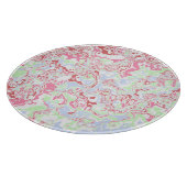 Groovy Retro Boho Eclectische Funky Kleurrijk Marm Snijplank (Hoek)