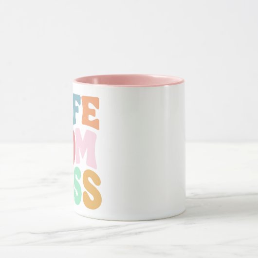 Groovy Retro Boss Lady Moeder Mok (Midden)