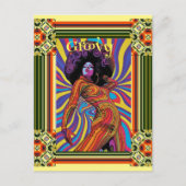 Groovy Retro Briefkaart (Voorkant)