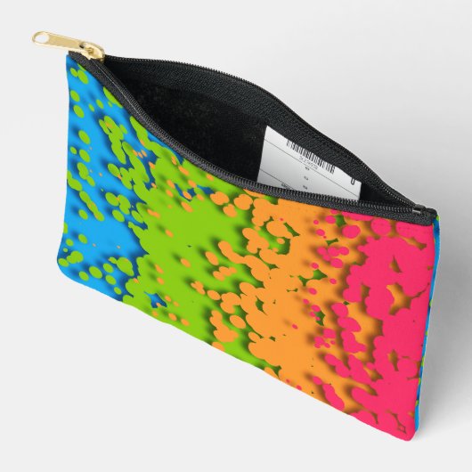 Groovy Retro Bubbelende Trippy Funky Panromantisch Etui (Open)