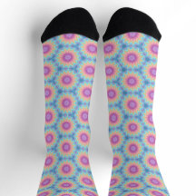 Groovy Retro caleidoscooppatroon Pastel Kleur