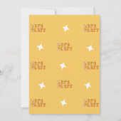 Groovy Retro Checkerboard daisy verjaardag Kaart (Achterkant)