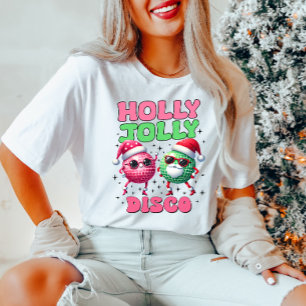 Groovy Retro Christmas Disco T-shirt