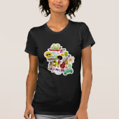 Groovy Retro Collage T-shirt (Voorkant)