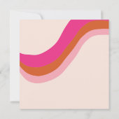 Groovy Retro Cute Ghost Hey Boo 1e verjaardag Kaart (Achterkant)