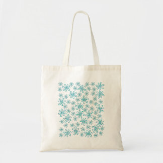 Groovy Retro Daisies Flower Boho Hippy Tote Bag