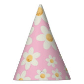 Groovy Retro Daisy Boho Party Pet | 70s-geïnspiree Feesthoedjes (Rechts)