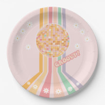 Groovy Retro Daisy Disco Verjaardag