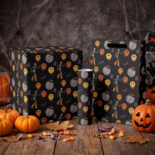 Groovy Retro Disco Boo Crew Halloween Inpakpapier