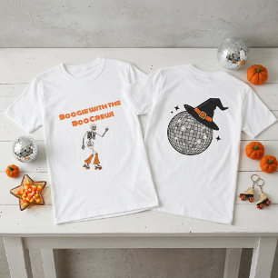 Groovy Retro Disco Halloween T-Shirt voor Volwasse