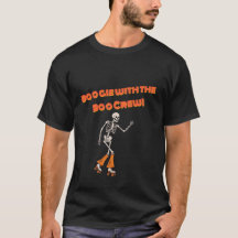 Groovy Retro Disco Halloween T-Shirt voor Volwasse