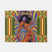 Groovy Retro Doormat Deurmat (Voorkant)