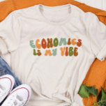 Groovy Retro Economics is mijn vibe, econoom Tri-Blend Shirt<br><div class="desc">Retro-stijl 'Economics Is My Vibe' T-shirt,  voor economen,  analisten,  handelaren,  advocaten en meer.</div>