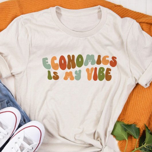 Groovy Retro Economics is mijn vibe, econoom Tri-Blend Shirt