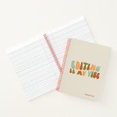 Groovy Retro Editing is mijn vibe, editor Notitieboek (Binnen)