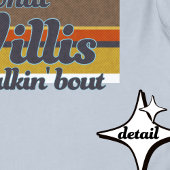 Groovy Retro Esthetische Lijnen Grappige zin Willi T-shirt