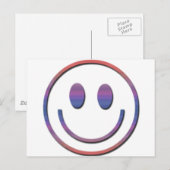 Groovy Retro Face Briefkaart (Voorkant / Achterkant)