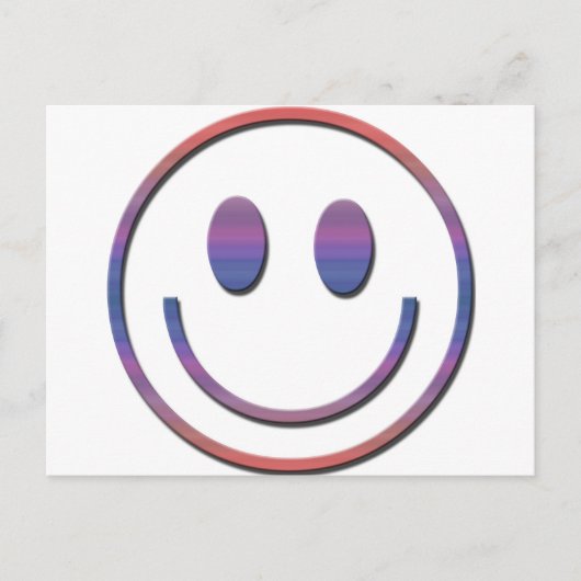 Groovy Retro Face Briefkaart (Voorkant)