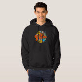 Groovy Retro First Grade First Day Of School Back  Hoodie (Voorkant volledig)