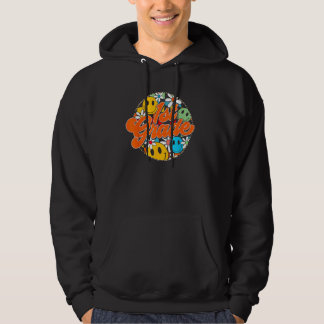 Groovy Retro First Grade First Day Of School Back  Hoodie