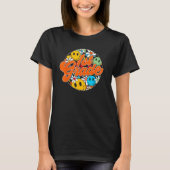 Groovy Retro First Grade First Day Of School Back  T-shirt (Voorkant)