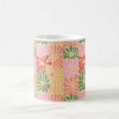 Groovy Retro Floral Koffiemok (Center)