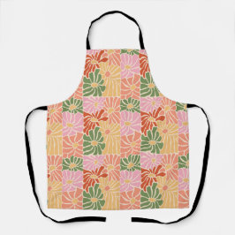 Groovy Retro Floral  Schort
